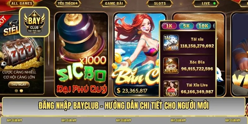 đăng nhập bayclub