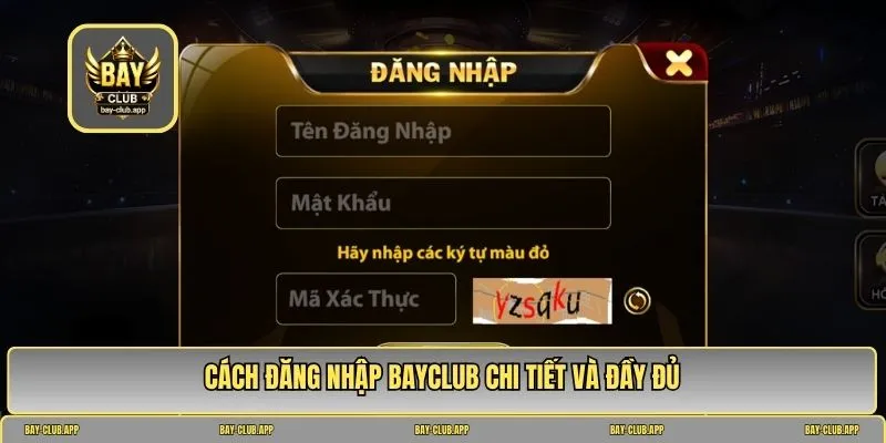 đăng nhập bayclub
