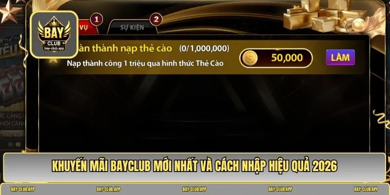 khuyến mãi bayclub