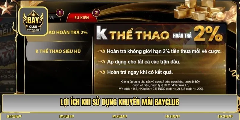 khuyến mãi bayclub
