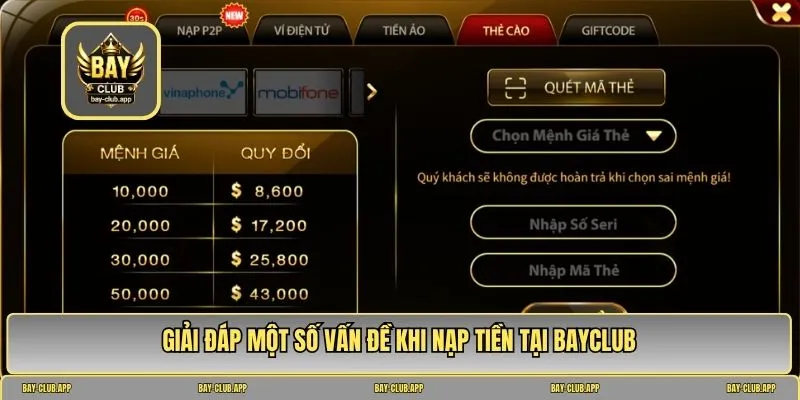 nạp tiền bayclub