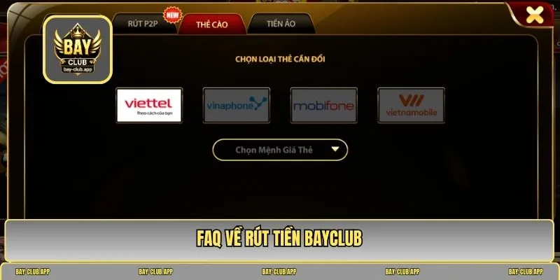 rút tiền bayclub